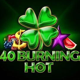 40 Burning Hot logo by Amusnet Interactive at Casa Pariurilor Casino40 Burning Hot