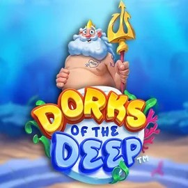 Dorks of the Deep slot logo by Hacksaw Gaming at Casa Pariurilor Casino