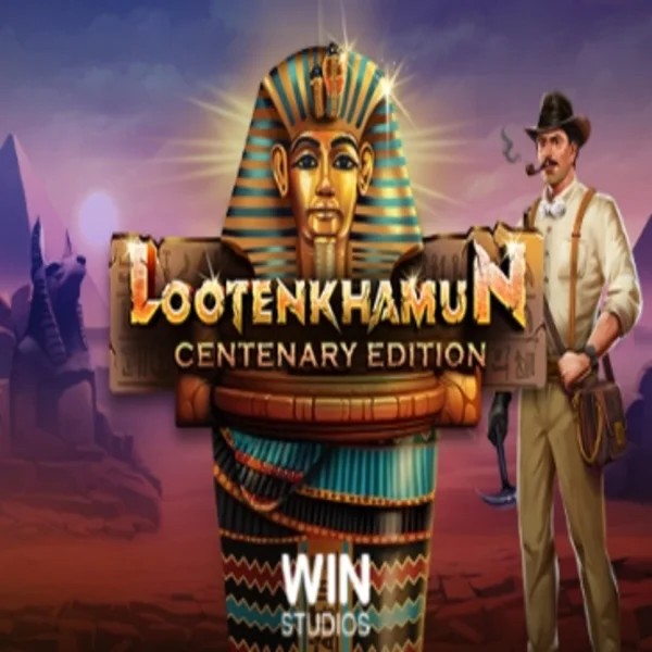 Official Slots logo: Loot'en Khamun the Dead Sea Scrolls by Win Studios at Casa Pariurilor Casino