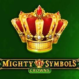 Mighty Symbols Crowns slot logo by Wazdan at Casa Pariurilor Casino